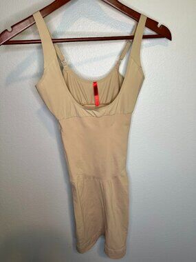 SPANX Open Bust Shapewear Cami Slip Nude Beige - Small